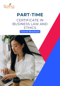PT Certificate in Business Law and Ethics