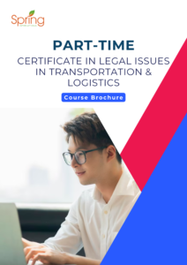 PT Certificate in Legal Issues in Transportation